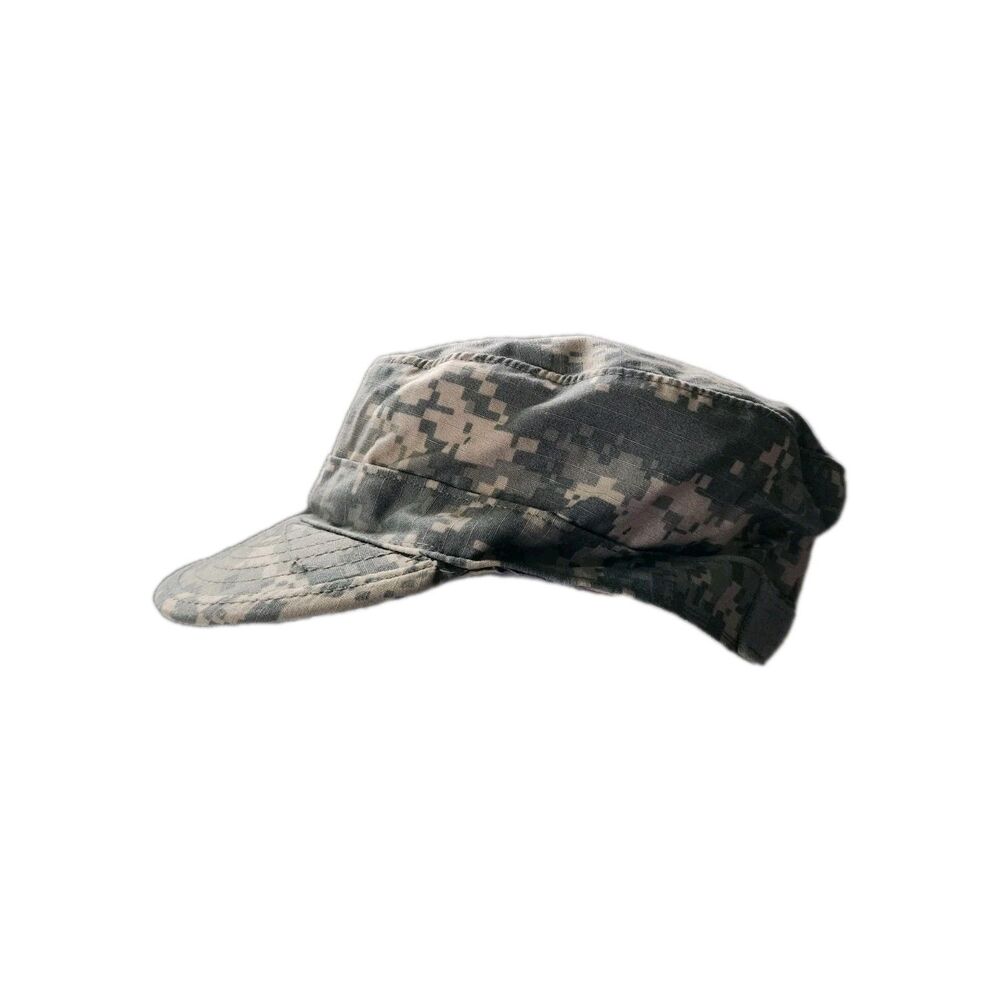 U.S. Military ACU Digital Camo Patrol Cap Army Combat Hat Size 7 1/4 EUC